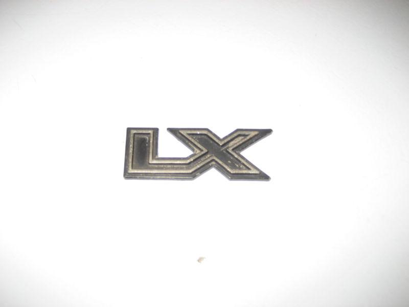 87 93 mustang lx rear trunk "lx oem emblem