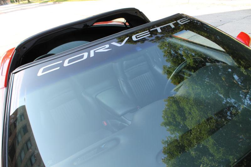 Corvette c5 vinyl windshield banner 1997-2004 