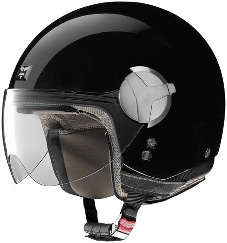 Nolan n20 outlaw gloss black open-face motorcycle helmet size large