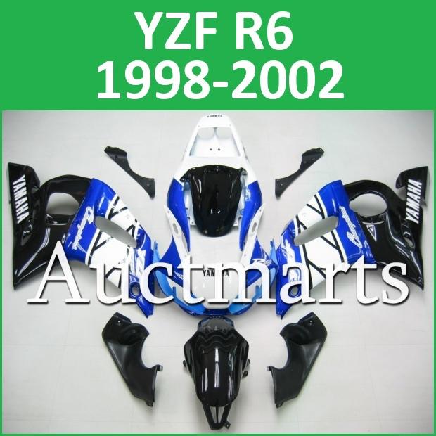 Fit yamaha yzfr6 98 99 00 01 02 yzf r6 1998 1999 2000 2001 2002 fairing h7 c13