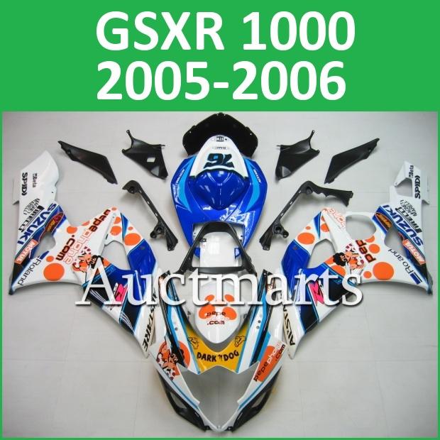 Fit suzuki 05 06 gsxr 1000 gsx-r 2005 2006 fairing bodywork plastics k5 e15 c13