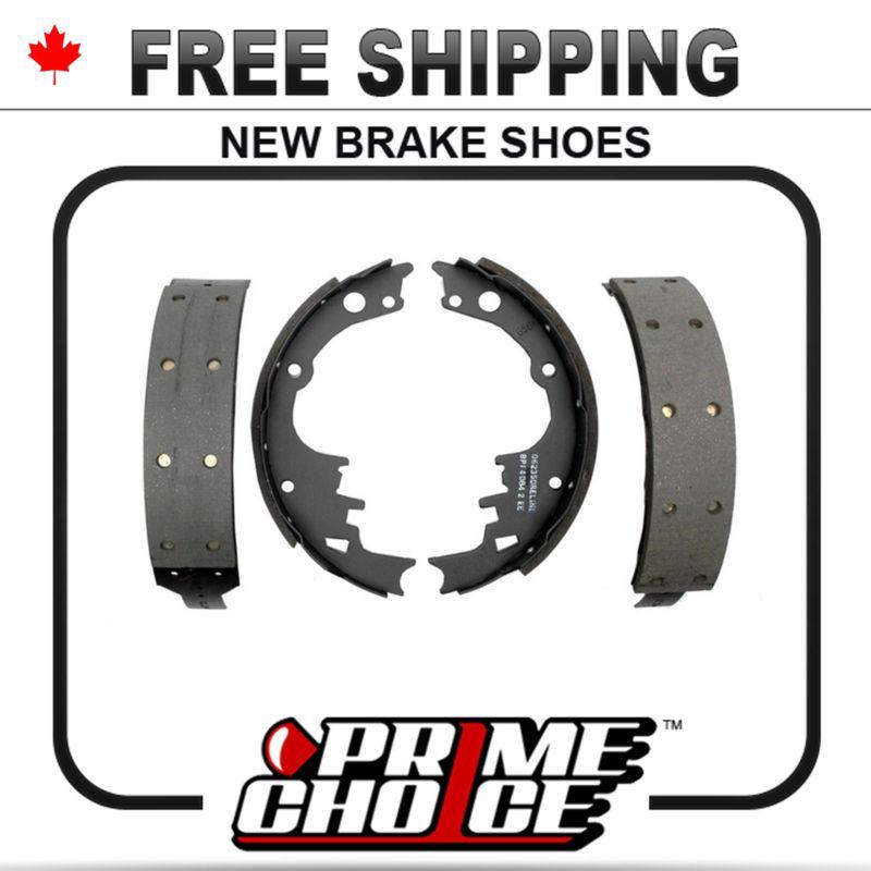 Prime choice new premium brake shoe set 4 shoes rear pair