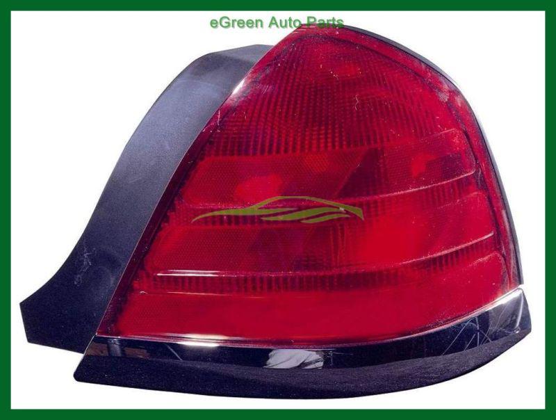 99-11 crown victoria tail light lamp right passenger red 2 bulbs