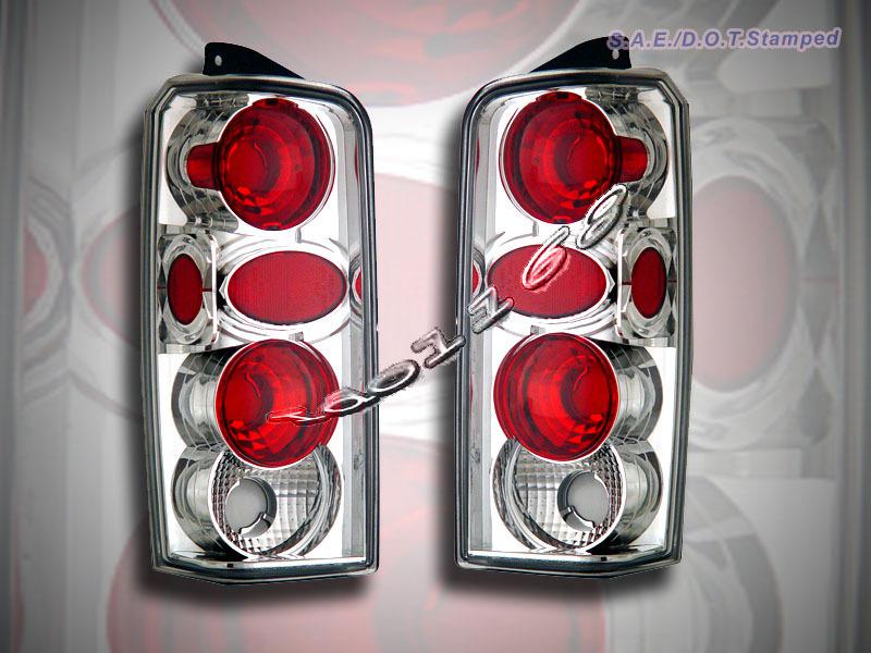 1997-2001 jeep cherokee tail lights clear 98 99 00 g2