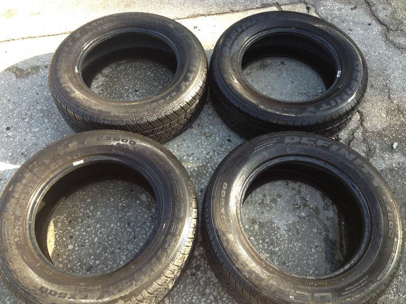 235 65 17 set of 4 definity ex 600 tires definity 2356517 new 17 tires          