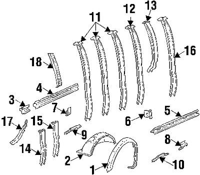 Gmc 25735843 genuine oem factory original strainer