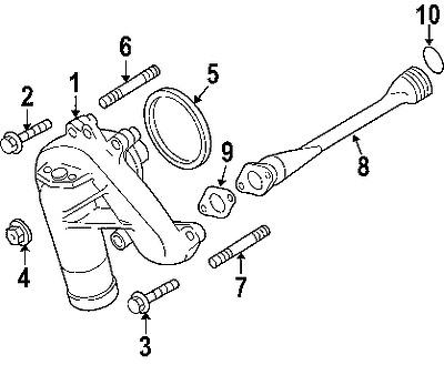 Gmc 12636733 genuine oem factory original outlet pipe