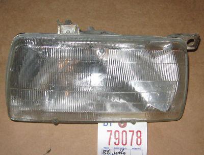 Golf jetta headlight head light/lamp right 1986 1987 1988 1989 1990 1991 1992