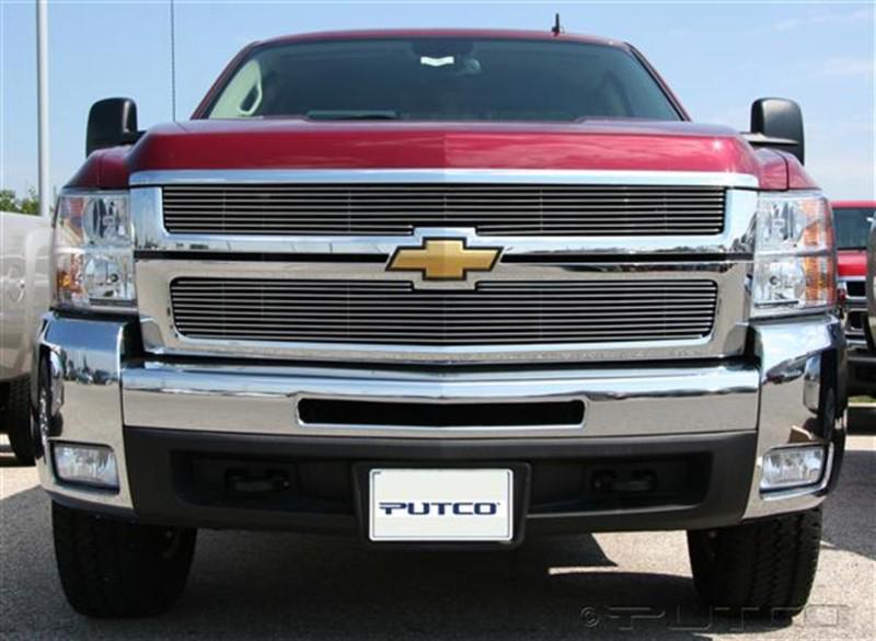 Putco 71163 shadow; grille insert 07-10 silverado 2500 hd silverado 3500