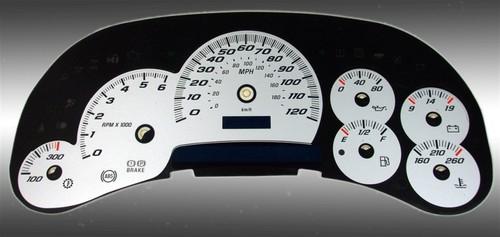 Us speedo ss1200542 us speedo daytona edition color replacement gauge face kit