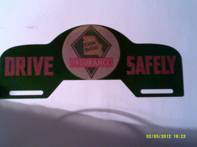 Rare farm buareau drive safely topper