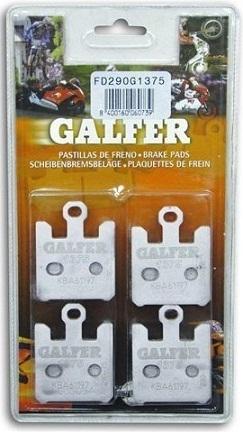 Galfer metallic hh front brake pads (2 sets 2003-06 kawasaki zx636 ninja zx-6r