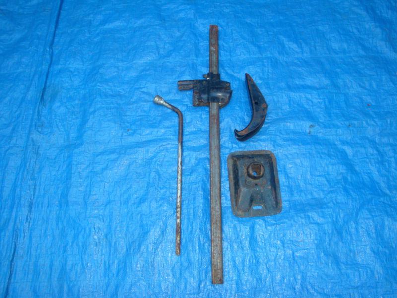 1967-69 dart, valiant, bumper jack assembly, includes hook # 2533424, v-complete