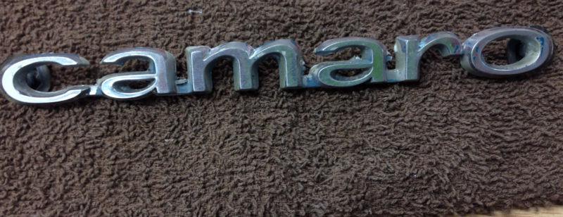 Vintage 1967 camaro fender emblem 