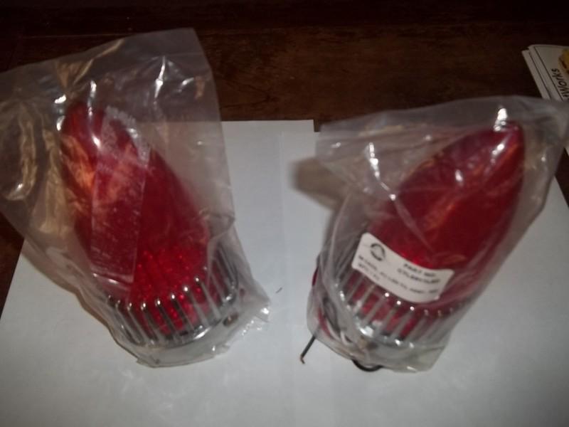 Pair 1959 cadillac red tail lights led