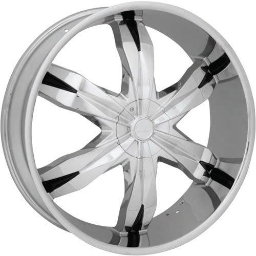 24x9 chrome starr rebel wheels 5x115 5x5 +15 jeep wrangler sahara wrangler