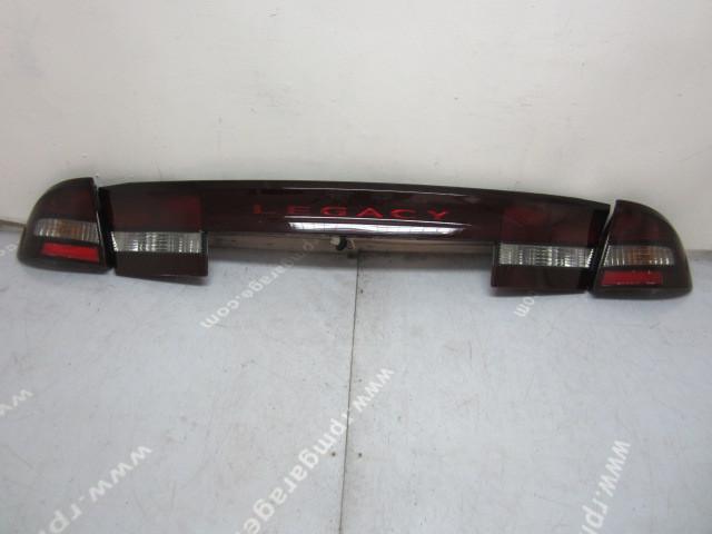 Jdm 99-04 legacy be5 b4 sedan genuine smoke red clear taillights lamps set