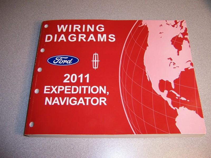 *new*2011 ford expedition, navigator, factory truck wiring diagram repair manual