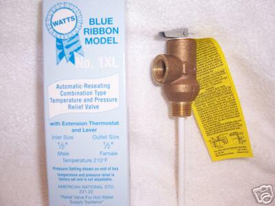 Rv - fits atwood water heater relief valves - 1/2" stem