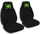 2 front car seat covers withskulls. brand new great choose from 8 colors