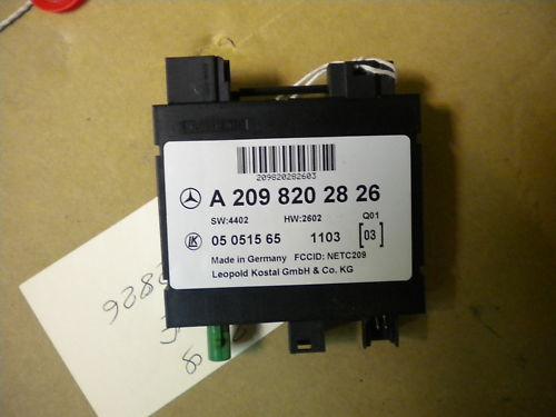 2004 mercedes clk500 module a 209 820 28 26