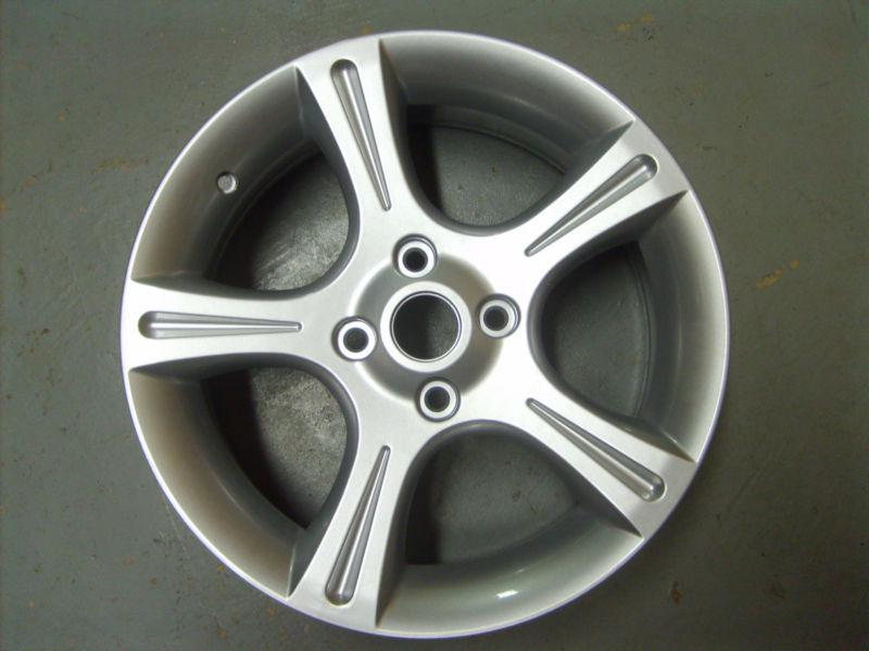 2002-2003 nissan sentra wheel, 17x7, 5 spoke full face painted silver