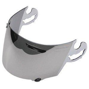 Arai corsair-v/signet-q/rx-q/vector-2 adult helmet shield/visor,silver mirror