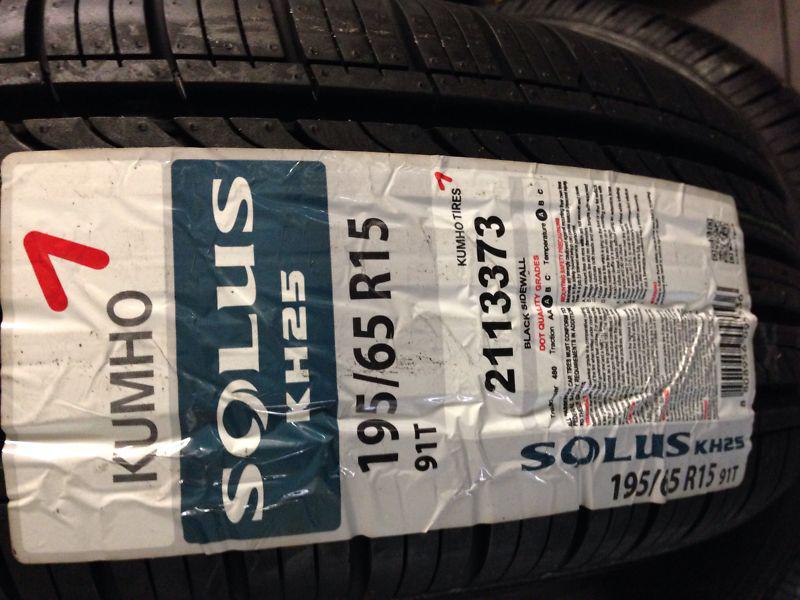 Kumho 195/65/15 solus kh25