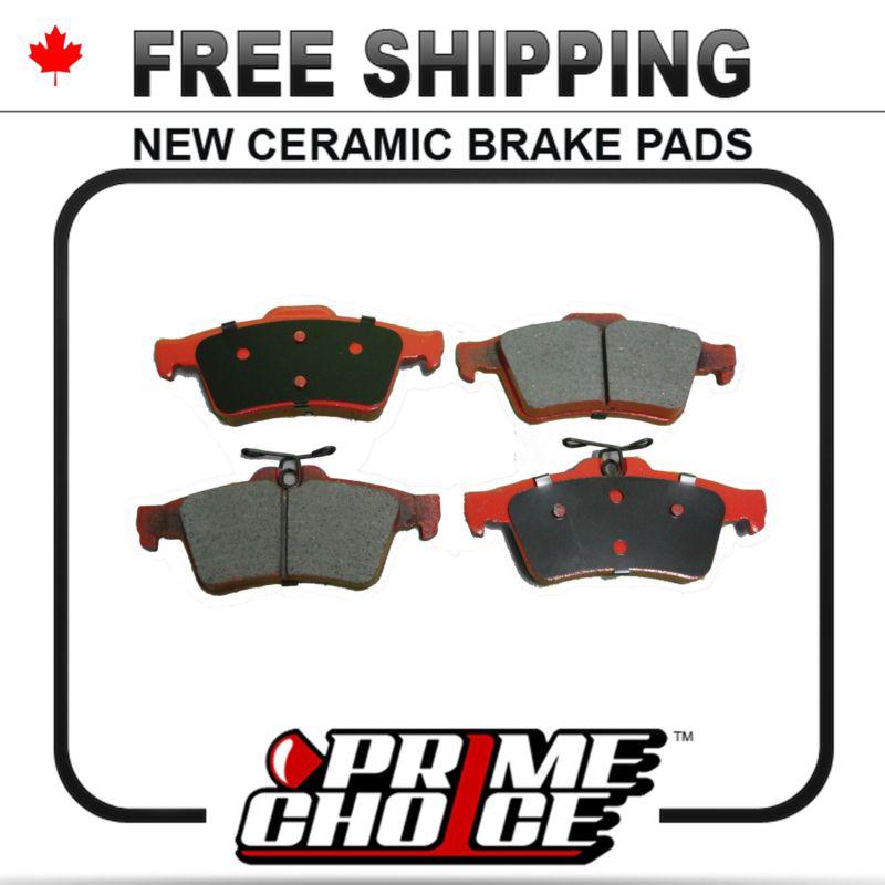 New premium complete set of ceramic disc brake pads with shims