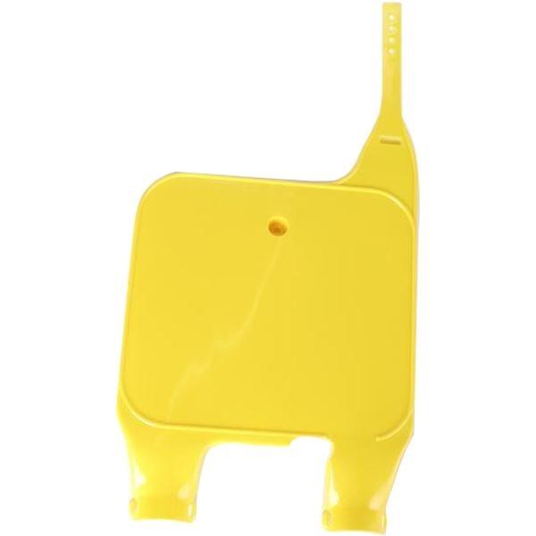 Ufo plastics front number plate yellow su03968-102