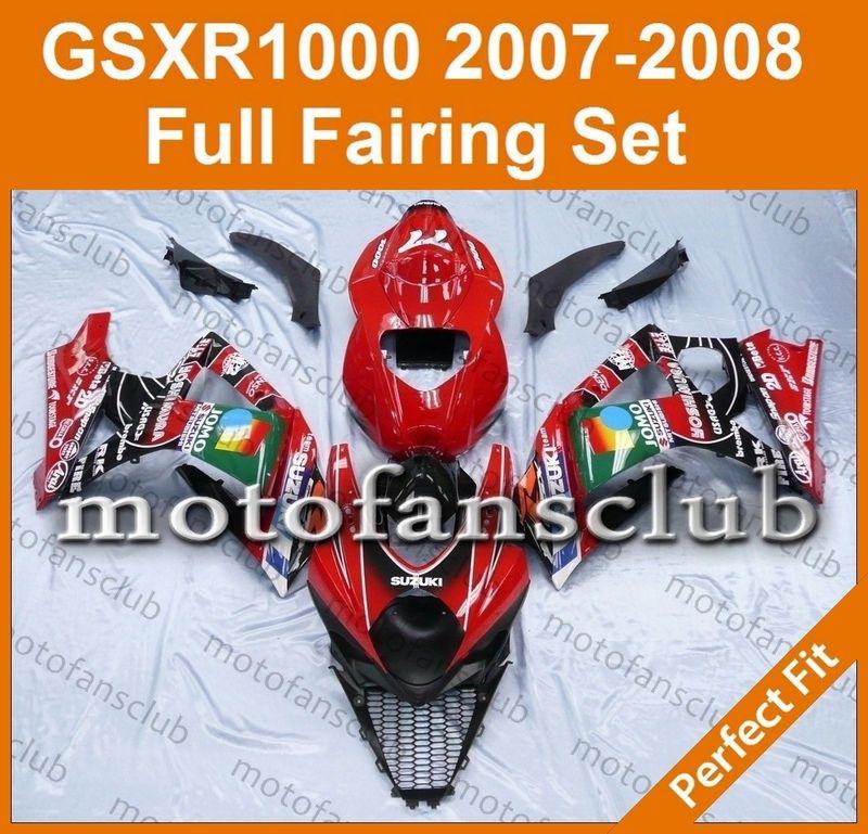 Fit suzuki gsxr 1000 07 08 gsx-r 2007 2008 fairing bodywork plastics k7 #10 b