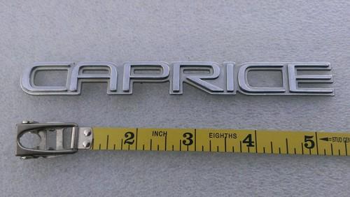 Ready to install chevrolet caprice  emblem nameplate badge logo impala