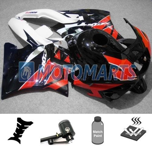 Bundle fairing kit w/ brake fluid pot for honda cbr600 f2 1991 1992 1993 1994 ag