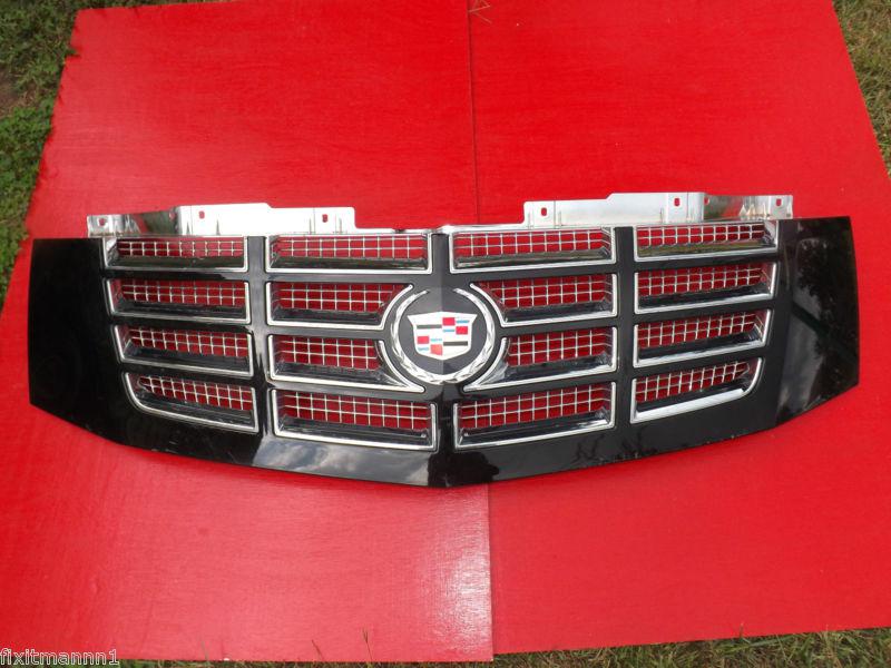 10 11 12 cadillac escalade grille oem black cc276 25841844