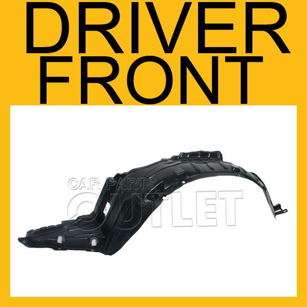 00 01 altima driver front fender liner ni1250110 new plastic splash shield left