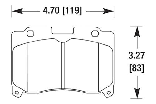 Hawk hb215n.630 - 93-98 toyota supra front brake pads