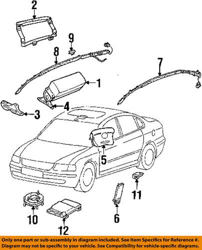 Volkswagen oem 6q0909606k004 air bag-side impact sens