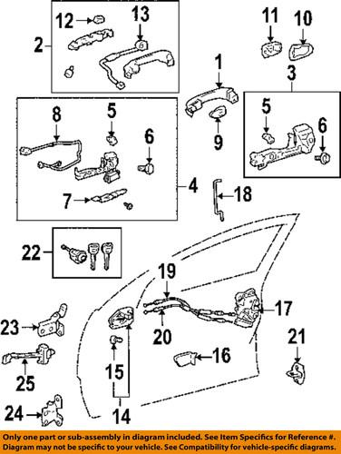 Toyota oem 69030ac080 door lock motor/door lock actuator motor