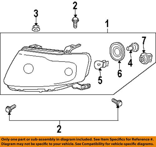 Mazda oem zzc151030 headlight-headlamp assembly