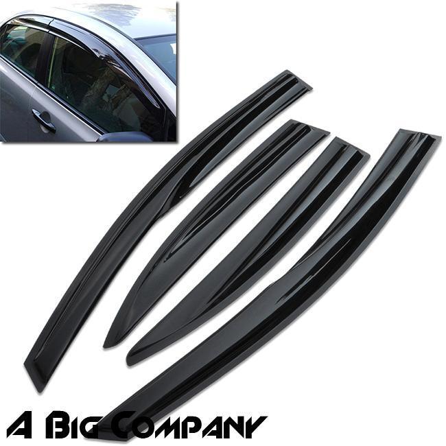 Honda civic 06 07-11 window smoke mugen style visor rain sun wind guard diffuser