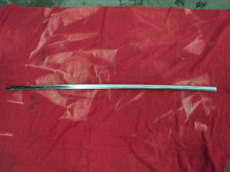 1967-69 chevrolet camaro rear window upper/ center  oem stainless trim moulding