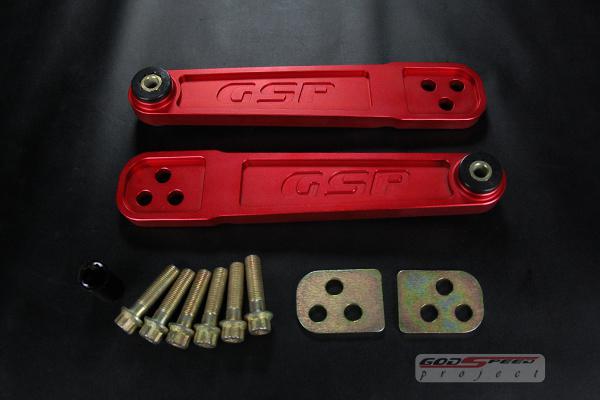 Godspeed k20a k20 02-06 rsx dc5 gen2 rear lower control arm suspension red