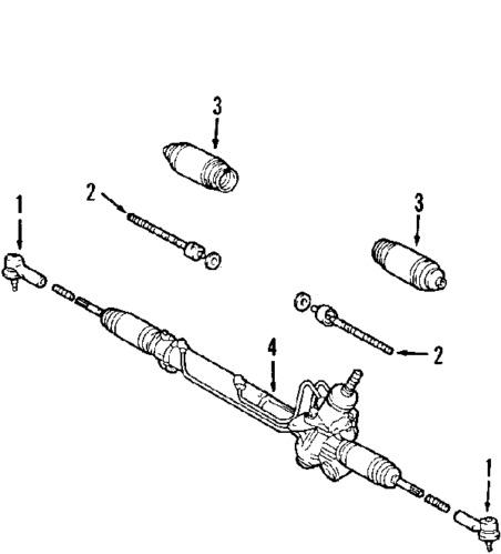 Lexus 4553508010 genuine oem factory original tie rod boot