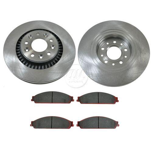 Freestyle taurus montego sable front disc brake pad & rotor lh & rh kit set