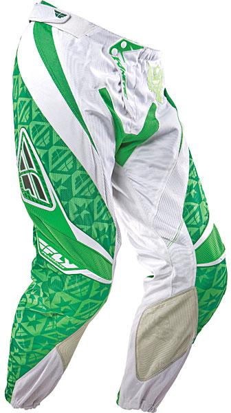 Fly racing youth kinetic pants - 2009 - 18/green/white 362-33518