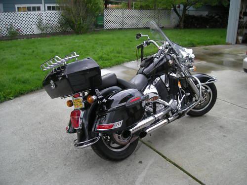 Rs motorcycle hard saddlebags fits road star vtx c90 vulcan 650 1100 shadow 900 