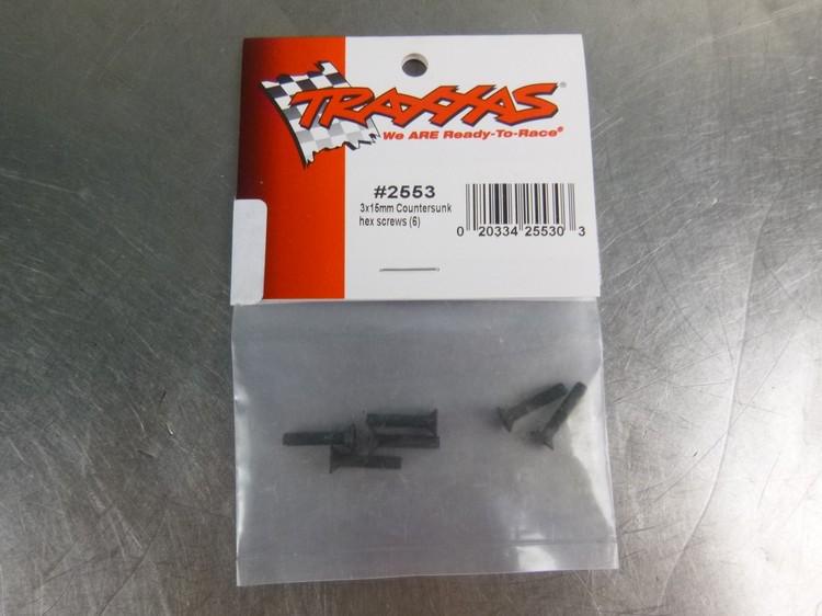 New traxxas jato 3 x 15mm countesunkscrews 6 pack 2553