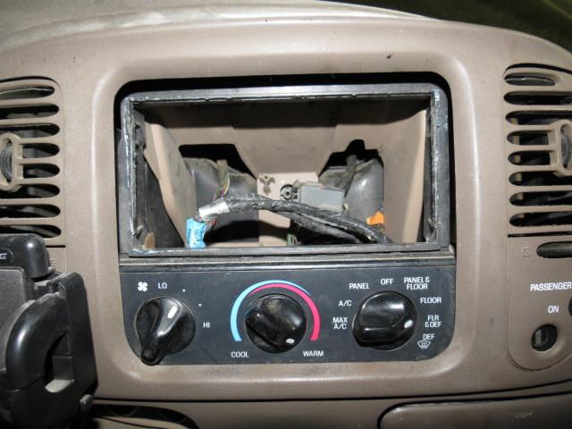 1998 ford f150 pickup radio trim dash bezel 2525776