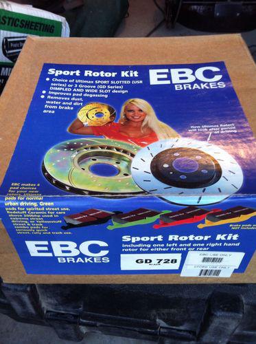 Ebc brakes gd728 rotor 91-08 9-2x forester impreza legacy