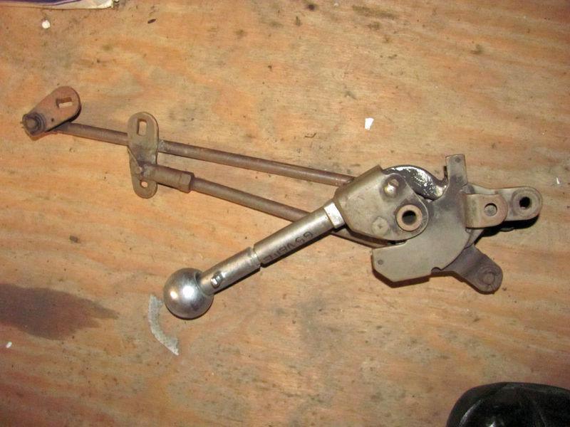 1965 corvette 4-speed shifter with linkage??? used.